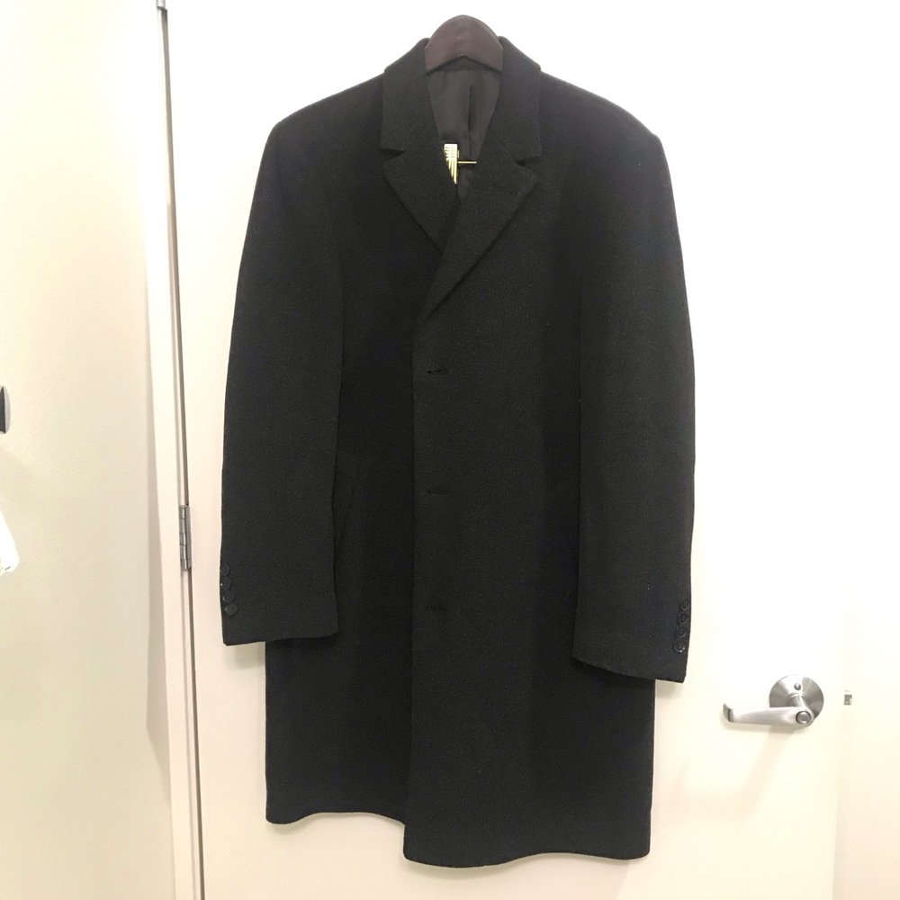 Calvin Klein Men’s Wool Topcoat Size Large